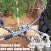 CRLLDPM Pack of 6 M4 Rope Clamps, Wire Rope Clamp,