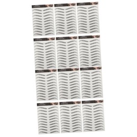 Baluue Sets Eyebrow Stamp Set Easy to Apply Reusable Stickers for Full Defined Eyebrows Sheets