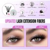 Kiromiro Lashes Extension Kit 40D-50D. Features Faux Mink Fiber