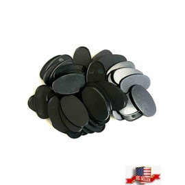 Unbranded Lot of 50 - 75mm x 42mm Oval Bases For Warhammer 40k & AoS Games Workshop GW