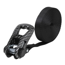 GANGWAY JAPAN Tie Down Belt, Lashing Belt, Black, Carbon Style, Ratchet Belt, Endless Model