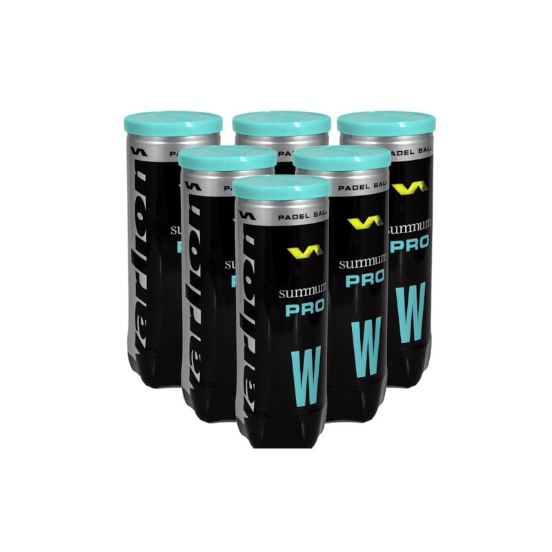 Varlion Summum Pro W Padel Balls, 6 Cans, 18 Balls