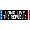Long Live the Republic Sticker Patriotic America USA Bumper Sticker