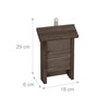 Relaxdays Bat Box, Shelter for Bats, H x W x