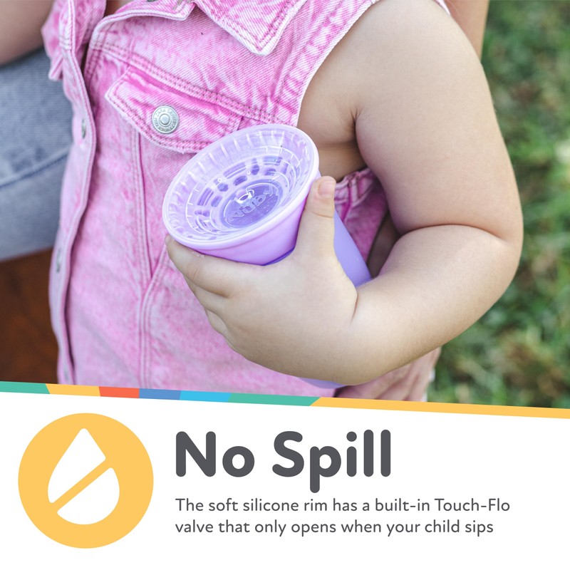 Nuby Wonder Cup - Spill-Proof Toddler Sippy Cups - (3