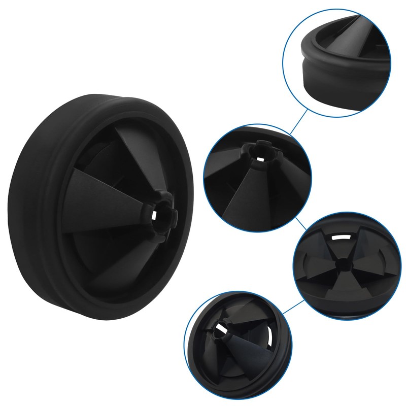 Cionyce 2 Pcs Garbage Disposal Splash Guards, EPDM Rubber Drain