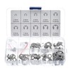 Stainless Steel E-Clips Set, 10 Sizes Circlips External Retaining Ring