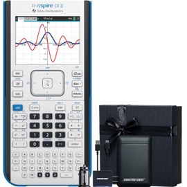 Texas Instruments TI-Nspire CX II Graphing Calculator, Signature Series Gift Bundle