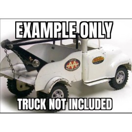 Tonka 1957 AA Wrecker Truck/ Tow Truck Stickers And Oval Logo Stickers
