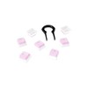 HyperX Pudding Keycaps Teclas ABS de Color Rosa Set Completo