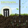 Bird Feeder Pole, 80 Inch Bird House Pole Stand for