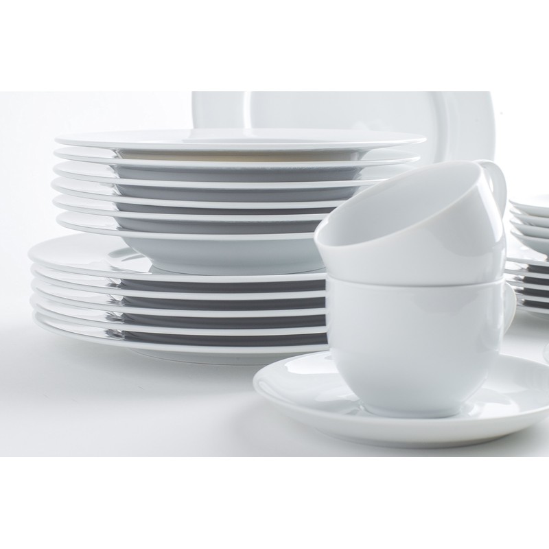 Aronda Soup Plate [Set of 6] Colour: White