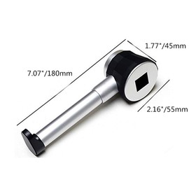 Handheld 10X Magnifier Loupe LED Optical Glass Magnifying Glass with Light Scale Magnifying Jeweler Jewelry Loupes with Measure Scale