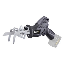 Durofix RJ1217-TG G12 Series 12V Cordless Mini Reciprocating Saw Kit with 6-Interchangeable Saw Blades & Canvas Bag - Bare Tool Only