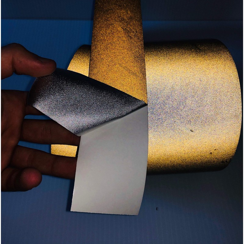 Nikkalite Black Reflective Tape ELG Type 1 Engineer Grade Flexible