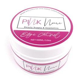 Pink Noire Edge Control Gel | All-Day Hold, Flake-Free Formula for Black Hair 4C - 3.5 fl oz