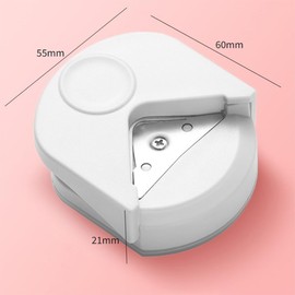 Corner Rounder Punch,Mini Portable Corner Rounder Punch White Corner Punches for Card Making Manual Corner Rounder Puncher for Paper Craft,DIY Projects,Laminate,Photo Cutter,Card Making and Scrapbook