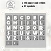 154 PCS 7" Bulletin Board Letters Classic White Classroom Decorations