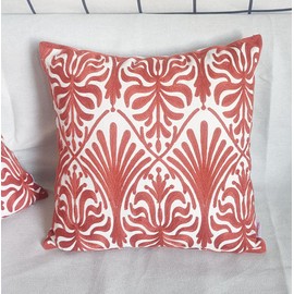 ZUODUTEX 1 Piece 45 x 45 Cm Orange Boximiya Cushion Cover Embroidery Umbrella Geometry Cotton Decorative Throw Pillow Cover Jacquard Cushion Case Pillow Case pattern2