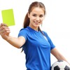 Qianyu 10pcs Professional Referee Cards Soccer Referee Warning Penalty Cards
