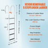 Dock Ladder, Easy to Install for Ship/Lake/Pool - 5 Steps