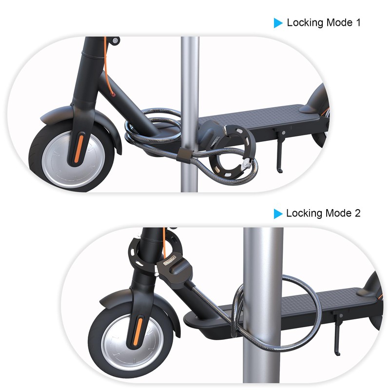 Mezelon E Scooter Lock with Key, 100 cm / 13.5