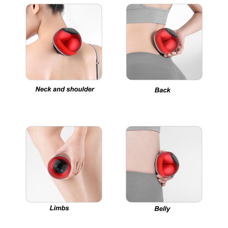 Electric Cupping Machine 5 Heating 5 Suction Gears Negative Pressure
