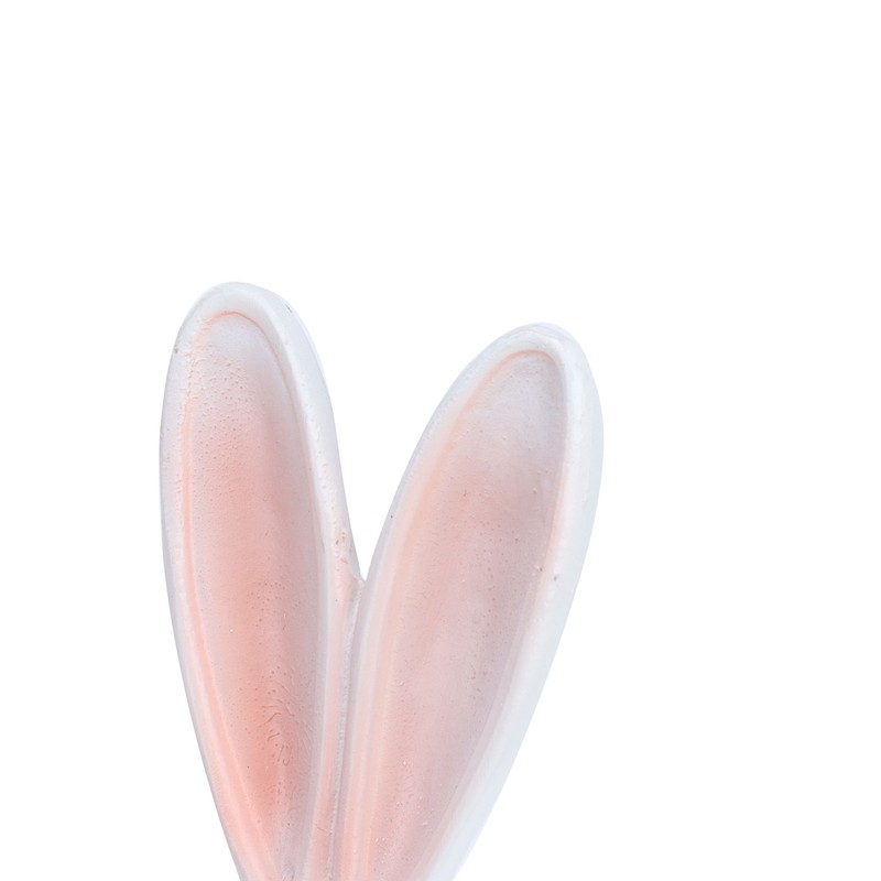 1 Pair Rabbit Ornament Innovative Resin Couple Rabbits Figurine Wedding