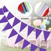 PATIKIL Pennant Banner Flags 100ft, 60 Pcs String Hanging Triangle