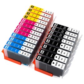 ESMONLINE 20 Compatible XL Printer Cartridges (5 Colours) for HP 364 to OfficeJet 4610 4620 DeskJet 3520 3070A B611 Photosmart Plus B209 B210 Wireless B109 B110 B010 B109 5510 5520 65 10 65 20 7510