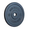 Mini Barbell Color Bumper Plates - Weight: 2.5lbs, Pairs: 2