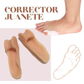 Separador de Juanete Dedo Chico Pies Saludables 1 Pieza- Pies Mas Saludables Protege y corrige el juanete del dedo meñique.