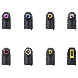 Tragbares Universal-Ladegerät mit 65 W für das Auto, inklusive 1 USB-Port und 8 verschiedenen Anschlüssen, kompatibel mit Mehreren Geräten, ideal zum Aufladen auf Reisen.