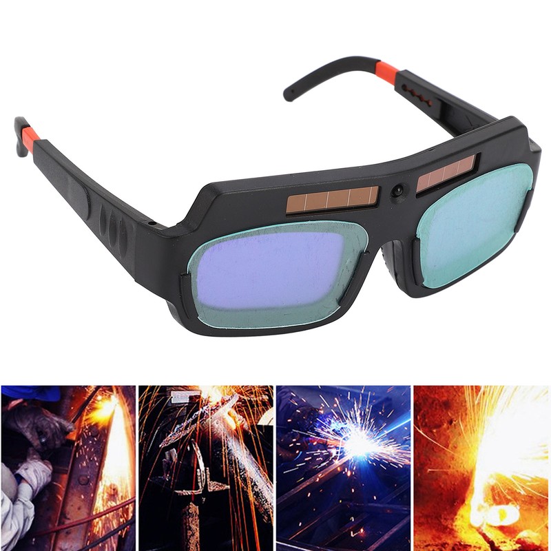 Welding Goggles Solar Powered Safety Protective Welding Glasses for Cutting