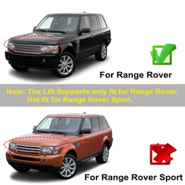Juego de 2 amortiguadores de resorte de gas para Land Rover Range Rover 2003-2012
