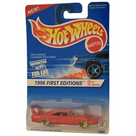 Hot Wheels 1970 Dodge Charger Daytona [Gold Wire Wheels], red