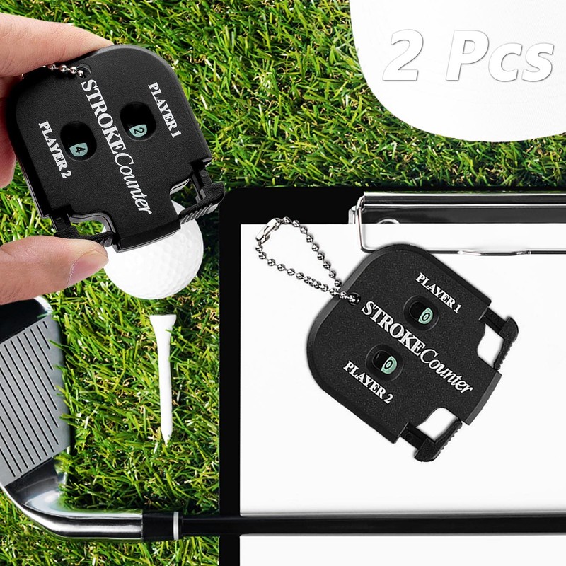 TYFYH Pack of 2 Golf Result Counters, Golf Scorer Counter,