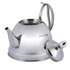 1 Litre Teapot with Tea Strainer Insert Stainless Steel Premium