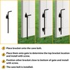 URDOGSL 12" Heavy Duty Cane Bolts for Gates with Black