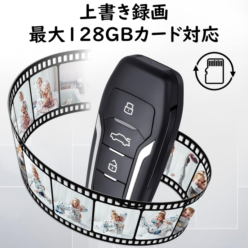 WANGJH-JP Small Camera, 1080P Image Quality, Motion Detection, Date and