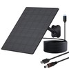 VUEBEE 10W Solar Panel for Security Cameras, 5V Outdoor Camera