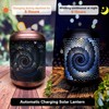 Solar Lanterns Outdoor Hanging Lantern Metal Waterproof LED Lantern with