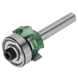 Cutting Tools, R1/R2/R3 Wood Cutter Tungsten Steel 4 Teeth Edge Cutter 1/4 Inch Shank Edge Tool 19 x 6 mm (R1)