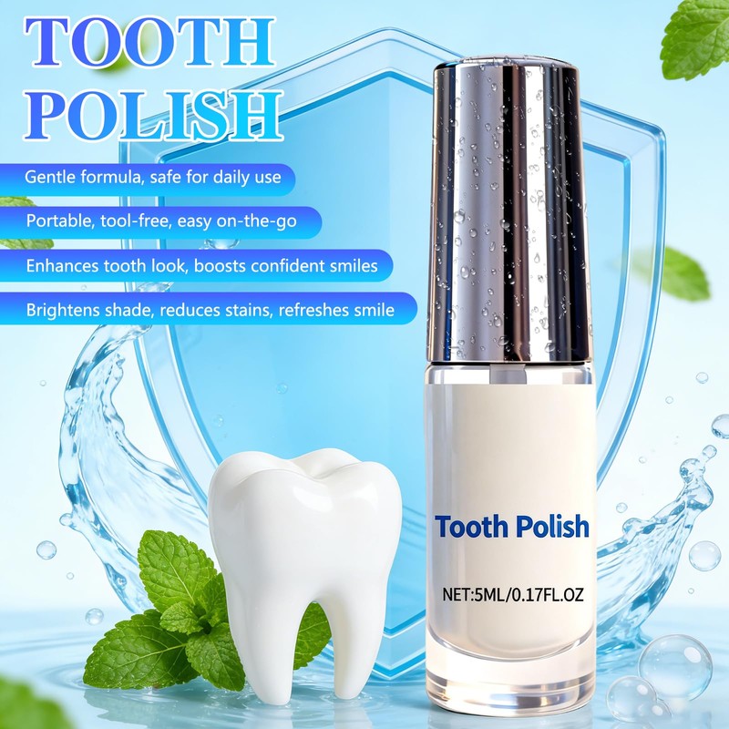 2PCS Tooth Polish, Teeth Paint, Natural Teeth Whitening Paint, Promotes