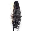 GLEDOLA Ombre Claw Clip In Wavy Loose curly Synthetic Wrap