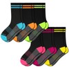 eallco Womens Crew Socks Athletic Calf Work Socks Running Long