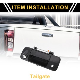 REPAIROCK Liftgate Latch for Toyota Tundra 2007-2013 Rear Tailgate Handle Lock No.690900C050 Black