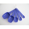 TUPPERWARE E68 Measuring Spoons (5) purple blue