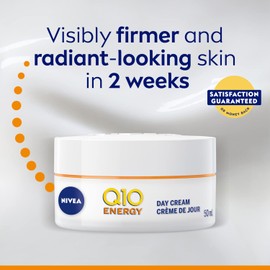 NIVEA Q10 Energy Anti-wrinkle Day Cream, 50ml | Anti-wrinkle face cream with Vitamin C and E