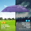 RUMBRELLA 55/62 Inch UV Golf Umbrella Large Oversize Double Canopy